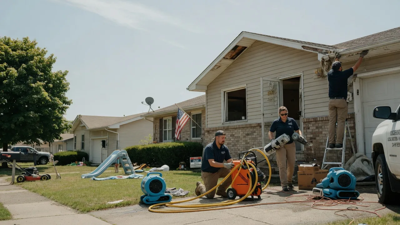 Water Damage Restoration in Alvin, IL near me